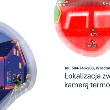 Ogłoszenie - Lokalizacja zwierząt przy pomocy kamery termowizyjnej, tel. 504-746-203, Wrocław, cennik - Dolnośląskie