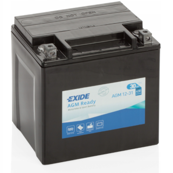 Ogłoszenie - Akumulator motocyklowy EXIDE AGM12-31 YIX30L-BS 12V 30Ah 430A P+