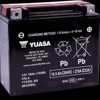 Ogłoszenie - Akumulator 18,9Ah 270A motocyklowy YUASA YTX20L-BS AGM