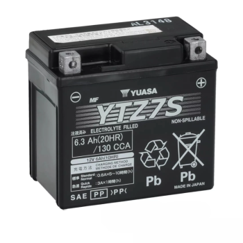 Ogłoszenie - Akumulator motocyklowy YUASA YTZ7S Wet Charge 6Ah 130Ah