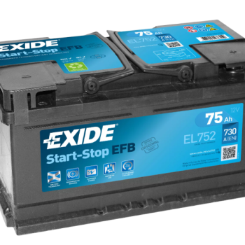 Ogłoszenie - Akumulator 75Ah 730A Exide Start Stop EFB PRAWY PLUS - Ciechanów - 599,00 zł