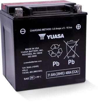 Ogłoszenie - Akumulator motocyklowy YUASA YIX30L-BS AGM 31,6Ah 400A