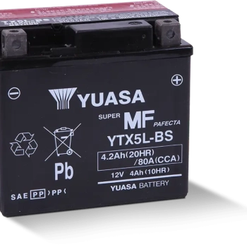Ogłoszenie - Akumulator motocyklowy YUASA YTX5L-BS AGM 4,2Ah 80A - 190,00 zł