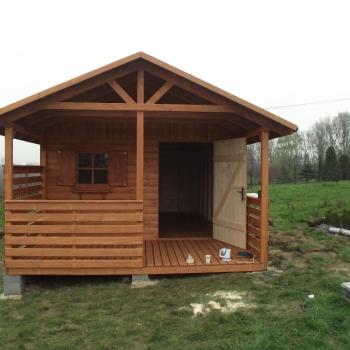 Ogłoszenie - Domek drewniany 4x3 + taras 4x2 - Gorlice - 23 800,00 zł