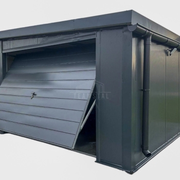 Ogłoszenie - Garaż płyta warstwowa 4x4  Antracyt  Dach spad w prawo TS1237 - Rybnik - 21 950,00 zł