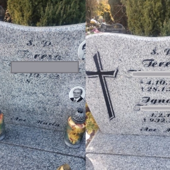 Ogłoszenie - Odnawianie liter na grobie, renowacja napisów, liternictwo, tel.504-746-203, Oleśnica, Oława, Trzebnica, Legnica, - Wrocław
