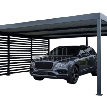 Ogłoszenie - CarPort PREMIUM - wiata samochodowa 6x5 - antracyt - dodatkowa zabudowa TS1248 - Olsztyn - 19 170,00 zł