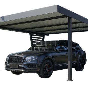 Ogłoszenie - Carport V PREMIUM 5x5m - Wypełnienie panelami - Wiata samochodowa - antracyt TS1266 - Łódź - 16 990,00 zł