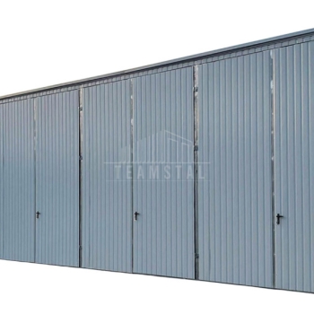 Ogłoszenie - Hala blaszana 24x8m - 8x brama dwuskrzydłowa - biały - dach spad w tył  TS1180 - Ostróda - 44 900,00 zł