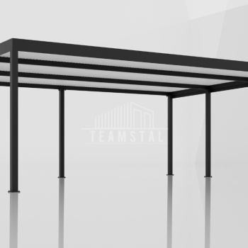 Ogłoszenie - CarPort PREMIUM - wiata samochodowa 7x5 - antracyt TS1109 - Legnica - 16 200,00 zł