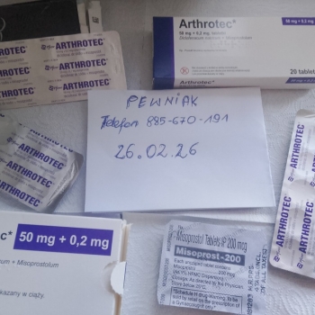 Ogłoszenie - Arthrotec Forte tabletki sprzedam Arthrotec 50 Misoprostol tabletki Ru486 Cytotec - Białystok - 200,00 zł