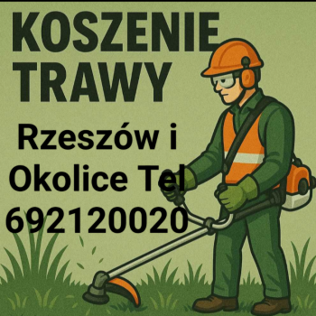 Ogłoszenie - Koszenie traw działki karczowanie czyszczenie Rzeszów tel 692120020 - Rzeszów - 20,00 zł