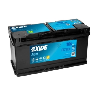 Ogłoszenie - Akumulator 106Ah 950A EXIDE agm start&stop EK1060 - Września - 989,00 zł