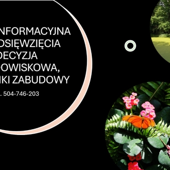 Ogłoszenie - Napisać kartę informacyjną przedsięwzięcia, tel. 504-746-203, cennik - Wrocław