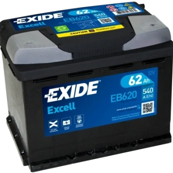 Ogłoszenie - Akumulator 62Ah 540A EB620 Exide Excell - Wielkopolskie - 349,00 zł