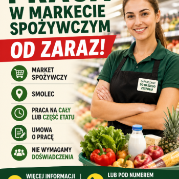 Ogłoszenie - Kasjer Sprzedawca