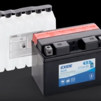 Ogłoszenie - Akumulator MOTO 9.5Ah 130A EXIDE ET12A-BS L+ - Września - 185,00 zł