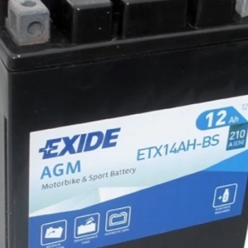 Ogłoszenie - Akumulator MOTO 12Ah 210A EXIDE ETX14AH-BS L+ - Września - 210,00 zł