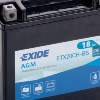 Ogłoszenie - Akumulator MOTO 18Ah 230A EXIDE ETX20CH-BS L+ - Września - 255,00 zł
