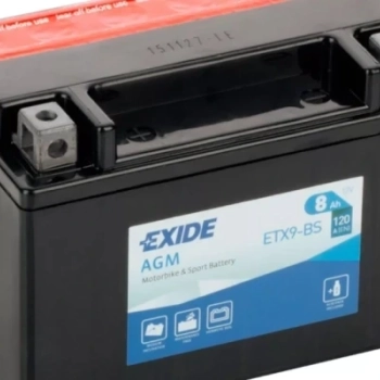 Ogłoszenie - Akumulator MOTO 8Ah 120A EXIDE ETX9-BS L+ - Września - 129,00 zł
