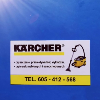 Ogłoszenie - Karcher Krajkowo 605412568 pranie dywanów wykładzin tapicerki meblowej i samochodowej ozonowanie - Wielkopolskie