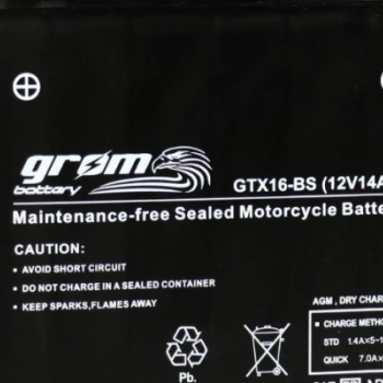 Ogłoszenie - Akumulator motocyklowy 14Ah 230A GROM GTX16-BS YTX16-BS L+ - Swarzędz - 205,00 zł
