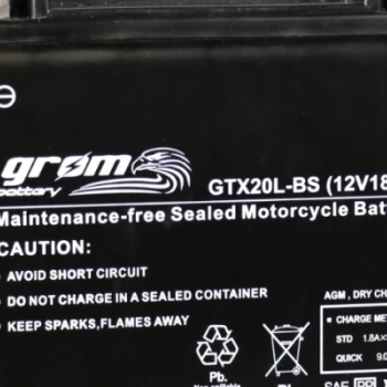 Ogłoszenie - Akumulator motocyklowy 18Ah 270A GROM GTX20L-BS YTX20L-BS P+ - Swarzędz - 240,00 zł