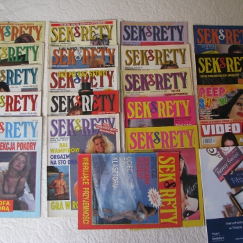 Ogłoszenie - SEKsRETY – magazyn erotyczny dla dorosłych 1996 – 1997 Peep Show i Video Life, miesięcznik gazeta - Kraków - 22,00 zł