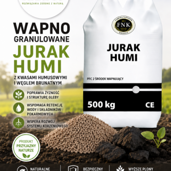 Ogłoszenie - Wapno granulowane JURAK HUMI - Piła - 350,00 zł