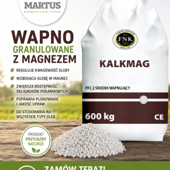 Ogłoszenie - Wapno granulowane z magnezem KalkMag - Lubelskie - 330,00 zł