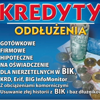 Ogłoszenie - KREDYTY POŻYCZKI Z OPÓŹNIENIAMI W BIK !!! - Katowice