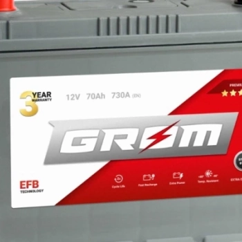 Ogłoszenie - Akumulator Grom EFB Start Stop 70Ah 730A japan L+ - Wielkopolskie - 570,00 zł