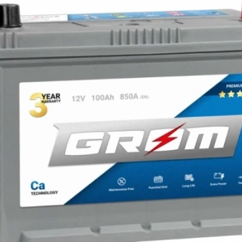 Ogłoszenie - Akumulator GROM Premium 100Ah 850A Japan Prawy Plus - Wielkopolskie - 610,00 zł