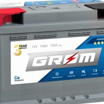 Ogłoszenie - Akumulator Grom Premium 74Ah 720A lewy plus - Swarzędz - 490,00 zł
