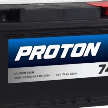 Ogłoszenie - Akumulator 74Ah 620A PROTON niski / wysoki - Wielkopolskie - 230,00 zł