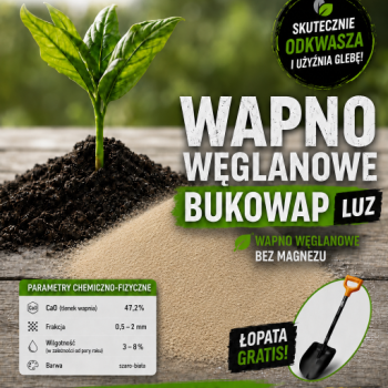 Ogłoszenie - Wapno węglanowe BUKOWAP - Kielce - 45,00 zł