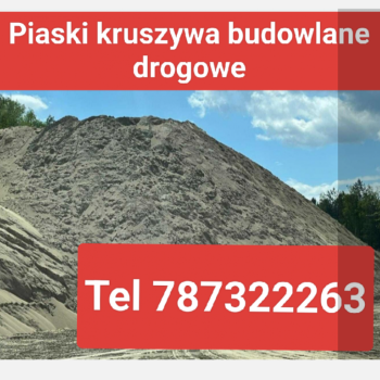 Ogłoszenie - Piasek na trawniki Płuczka ostra gruba kwarcowy Rzeszów