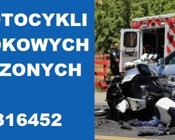 Ogłoszenie - SKUP MOTOCYKLI POWYPADKOWYCH PO WYPADKU ROZBITYCH USZKODZONYCH WYPADEK ROZBITY