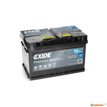 Ogłoszenie - Akumulator 72Ah 720A EA722 Exide Premium - Poznań - 439,00 zł