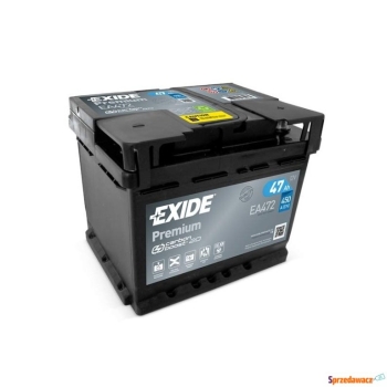 Ogłoszenie - Akumulator 47Ah 450A EA472 Exide Premium - Poznań - 319,00 zł