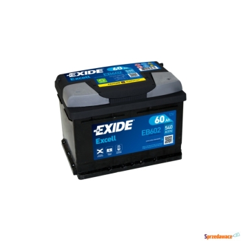 Ogłoszenie - Akumulator 60Ah 540A EB602 Exide Excell - Poznań - 339,00 zł