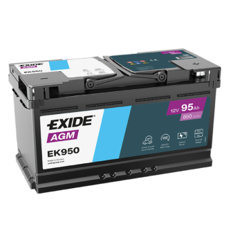 Ogłoszenie - Akumulator 95Ah 850A EXIDE AGM START&STOP EK950 - Ursynów - 869,00 zł