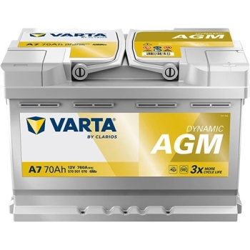 Ogłoszenie - Akumulator 70Ah 760A VARTA SILVER AGM START&STOP A7 (dawna E39) - Ursynów - 685,00 zł