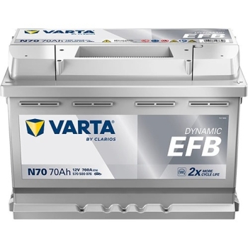 Ogłoszenie - Akumulator 70Ah 760A Varta Blue Dynamic EFB START&STOP N70 - Ursynów - 585,00 zł