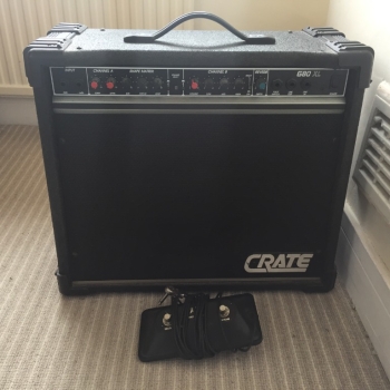 Ogłoszenie - Wzmacniacz Combo gitarowe Crate G80 XL oraz fotswich made in USA - Lubelskie - 750,00 zł