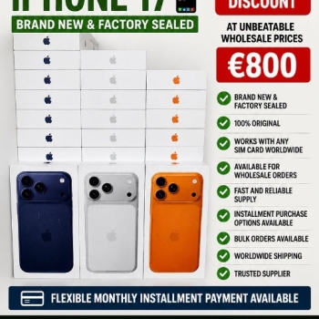 Ogłoszenie - HURTOWNIA iPhone'a 17 Pro Max z elastycznymi miesięcznymi ratami - Opolskie - 800,00 zł