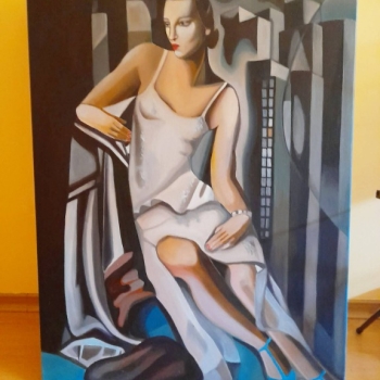 Ogłoszenie - Sprzedam obraz malowany ręcznie - tamara łempicka - Allan Bott