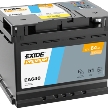 Ogłoszenie - Akumulator 64Ah 640A Exide Premium EA640 PRAWY PLUS - Ursynów - 369,00 zł