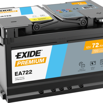 Ogłoszenie - Akumulator 72Ah 720A Exide Premium EA722 PRAWY PLUS - Ursynów - 439,00 zł