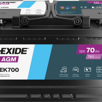 Ogłoszenie - Akumulator 70Ah 760A EXIDE AGM START&STOP EK700 - Ursynów - 689,00 zł